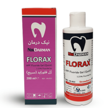 ?ژل فلوراید 200 میل - ژل APF فلوراید 1.23% - ژل کرمی فلوراید نیک درمان