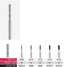 فرز کارباید دسته 19mm (جهت استفاده توربین) CB21L – VerDent