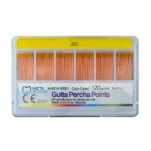 کن گوتا پرکا Meta Biomed - کن گوتا پرکا Meta Biomed Gutta percha points - کن گوتا پرکا متابیومد - گوتا پرکا متا - گوتا پرکا ۲ درصد متا بیومد