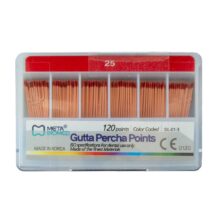 کن گوتا پرکا Meta Biomed - کن گوتا پرکا Meta Biomed Gutta percha points - کن گوتا پرکا متابیومد - گوتا پرکا متا - گوتا پرکا ۲ درصد متا بیومد