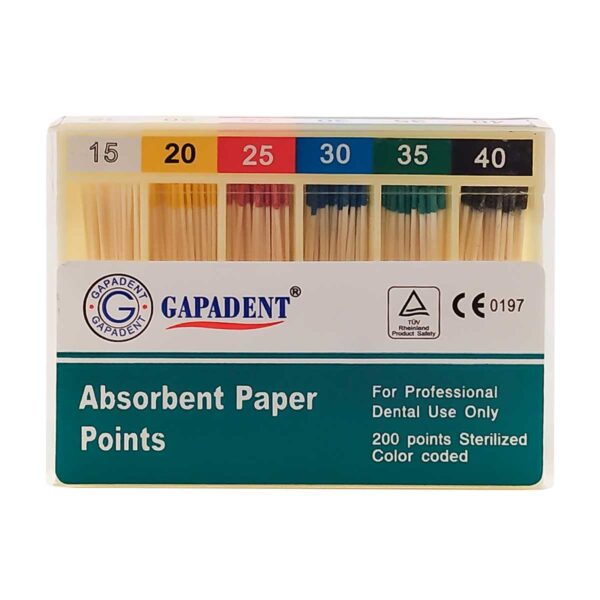 کن کاغذی ساده Gapa Dent - کن کاغذی 2% اصل - بهترین کن کاغذی - خرید مواد دندانپزشکی - پرفروش‌ترین کن کاغذی - محصولات دندانپزشکی - دندانت - دندال