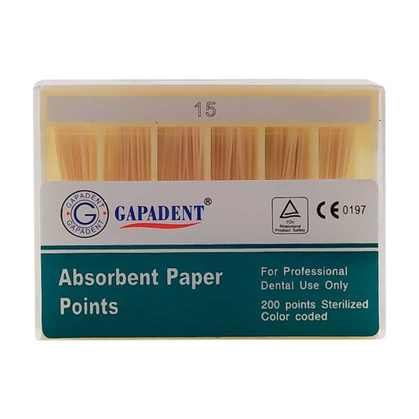 کن کاغذی ساده Gapa Dent - کن کاغذی 2% اصل - بهترین کن کاغذی - خرید مواد دندانپزشکی - پرفروش‌ترین کن کاغذی - محصولات دندانپزشکی - دندانت - دندال