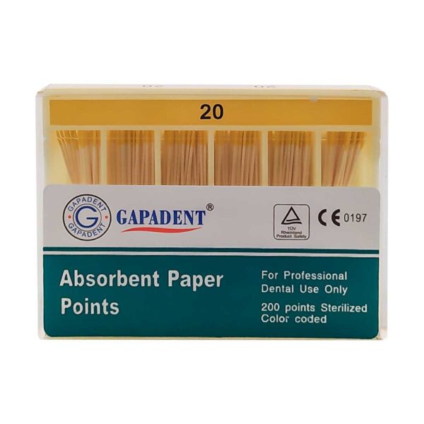 کن کاغذی ساده Gapa Dent - کن کاغذی 2% اصل - بهترین کن کاغذی - خرید مواد دندانپزشکی - پرفروش‌ترین کن کاغذی - محصولات دندانپزشکی - دندانت - دندال