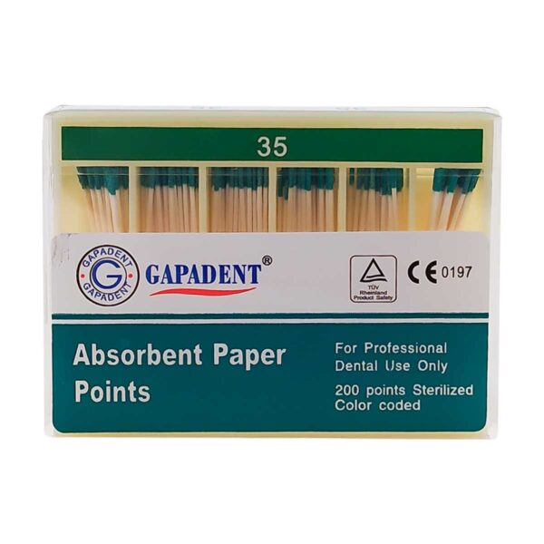 کن کاغذی ساده Gapa Dent - کن کاغذی 2% اصل - بهترین کن کاغذی - خرید مواد دندانپزشکی - پرفروش‌ترین کن کاغذی - محصولات دندانپزشکی - دندانت - دندال
