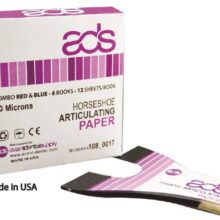 کاغذ آرتیکولاسیون ads - کاغذ آرتیکولاسیون - Articulating Paper Horseshoe - خرید تجهیزات دندانپزشکی - فروشگاه تجهیزات دندان پزشکی تهران دنت
