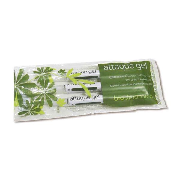 ژل اسید اچ فسفریک Attaque Gel ?- ژل اسید اچ فسفریک سه سرنگ Biodinamica