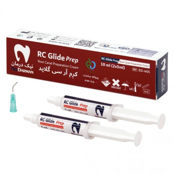 آرسی پرپ ۱۰ میل RC Glide Prep -آرسی گلاید پرپ نرم کننده کانال دو سرنگه نیک درمان - تجهیزات دندانپزشکی - لوازم دندانپزشکی