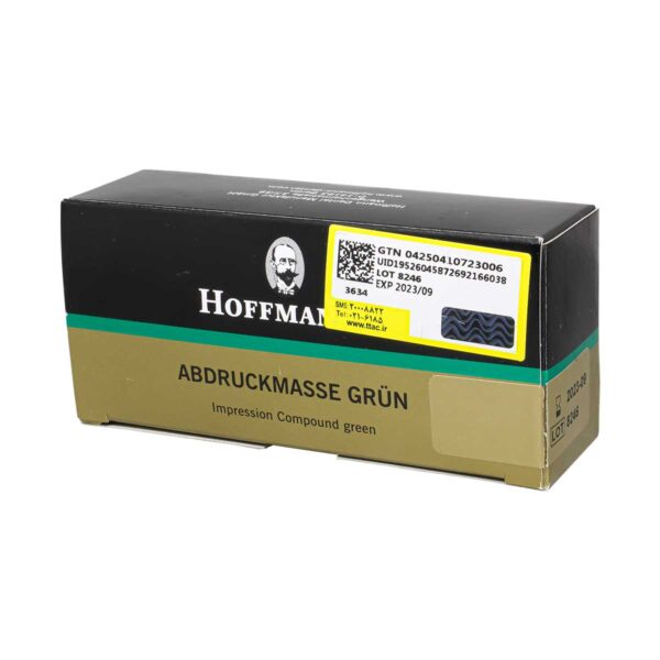 استنس برند Hoffman Denta - کامپاند (استنس) قالبگیری - تهران دنت - دندانت - دندال - خرید استنس سبز قالبگیری هافمن Impression Compound Hoffman