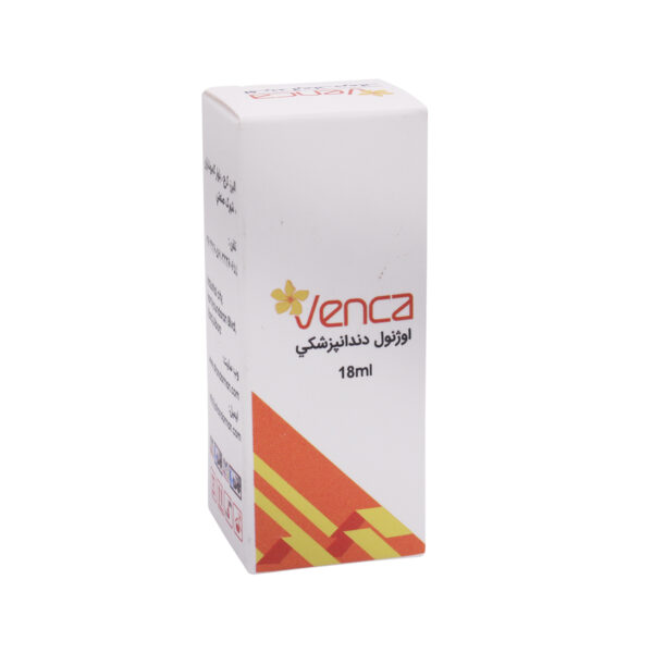 اوژنول 18 میل برند Venca - خرید اوژنول 18 میل - خرید و قیمت اوژنول 18 میل - اوژنول 18 میل - Eugenol - محلول ضدعفونی کننده ضد درد و التیام بخش