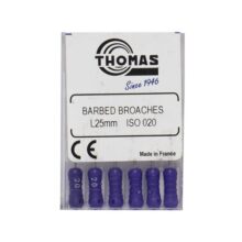 باربروچ طول 25 برند Thomas ، خرید و قیمت باربروچ Thomas توماس ، فروش باربروچ برند توماس ، باربروچ توماس Thomas Barbed Broaches ، تهران دنت