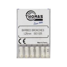 باربروچ طول 25 برند Thomas ، خرید و قیمت باربروچ Thomas توماس ، فروش باربروچ برند توماس ، باربروچ توماس Thomas Barbed Broaches ، تهران دنت