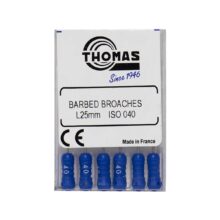 باربروچ طول 25 برند Thomas ، خرید و قیمت باربروچ Thomas توماس ، فروش باربروچ برند توماس ، باربروچ توماس Thomas Barbed Broaches ، تهران دنت