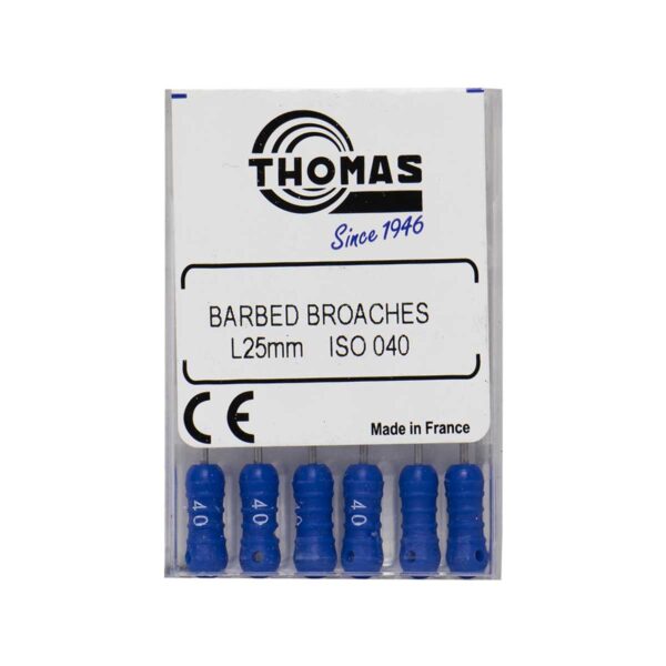 باربروچ طول 25 برند Thomas ، خرید و قیمت باربروچ Thomas توماس ، فروش باربروچ برند توماس ، باربروچ توماس Thomas Barbed Broaches ، تهران دنت