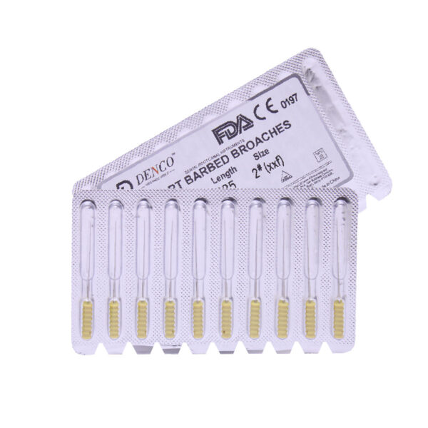 باربروچ طول 25 برند Denco ، خرید باربروچ با کمترین هزینه Barbed Broaches ، خرید باربروچ برند دنکو ، خرید و قیمت باربروچ طول 25 ، تهران دنت