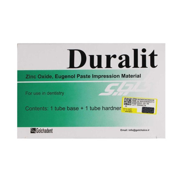 دورالیت برند Golchai - خرید دورالیت گلچای (Duralit) - GOLCHAI - دورالیت دندانپزشکی گلچای - ماده قالبگیری دورالیت - گلچای Golchai - تهران دنت