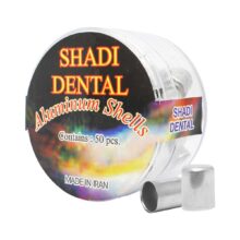 روکش موقت آلومینیومی برند Shadi ، خرید روکش موقت آلومینیومی با بالاترین کیفیت ، روکش موقت آلومینیومی شادی SHADI Aluminum Shells ، تهران دنت