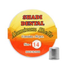  روکش موقت آلومینیومی برند Shadi ، خرید روکش موقت آلومینیومی با بالاترین کیفیت ، روکش موقت آلومینیومی شادی SHADI Aluminum Shells ، تهران دنت