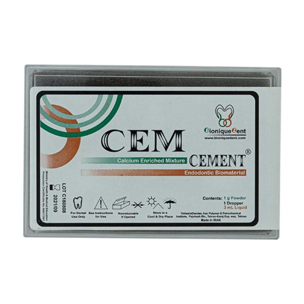 سم سمنت Bionique Dent - سم سمنت Bionique Dent CEM Cement - سم سمنت - CEM cement - Bionique Dent - تجهیزات دندانپزشکی تهران دنت - دندانت - دندال
