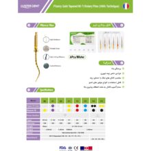 خرید و قیمت فایل روتاری 25 میل 6 عددی Lusterdent - قیمت و خرید فایل روتاری برند لاستردنت - تجهیزات دندانپزشکی تهران دنت - دندانت - دندال