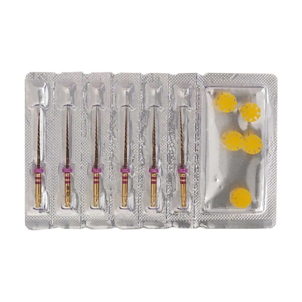 فایل روتاری 6٪ M3 Pro Gold Rotary File - فایل روتاری 6٪ شش عددی M3 - فایل روتاری 6٪ شش عددی برند M3 - تجهیزات دندانپزشکی تهران دنت