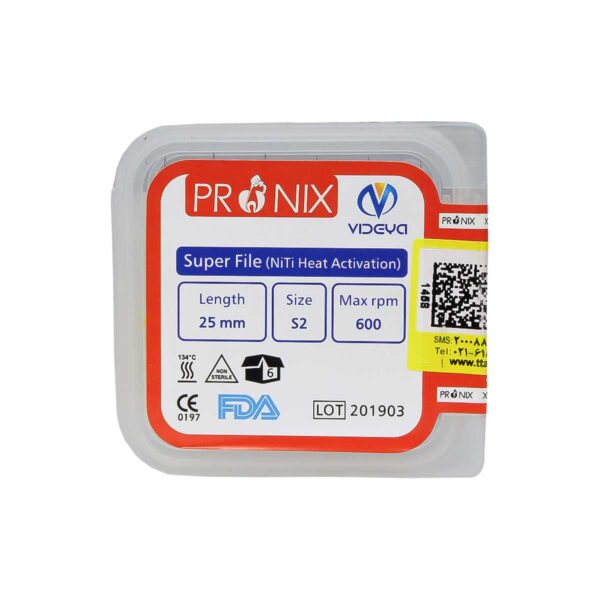 فایل روتاری شش عددی Pronix - فایل روتاری برند پرونیکس - تجهیزات دندانپزشکی تهران دنت - خرید فایل روتاری - قیمت فایل روتاری - دندانت