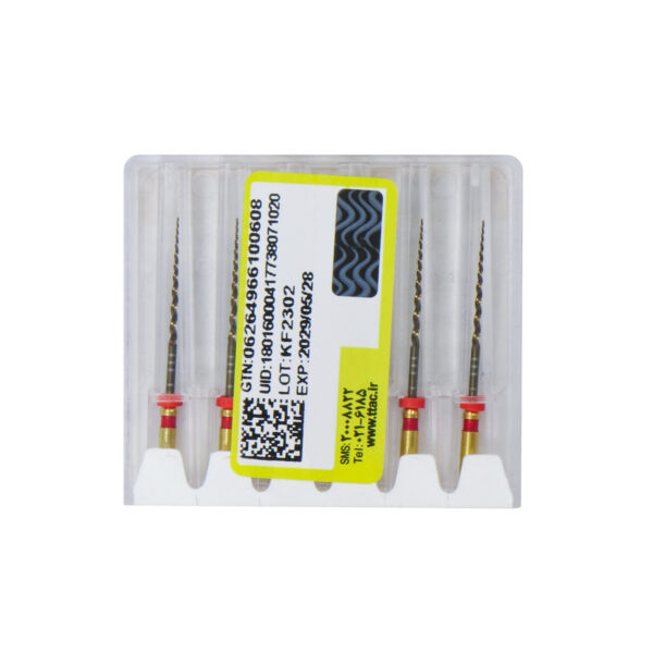 فایل روتاری طلایی شش عددی Denco Gold Rotary File - خرید فایل روتاری طلایی برند دنکو - تجهیزات دندانپزشکی تهران دنت - دندانت - دندال