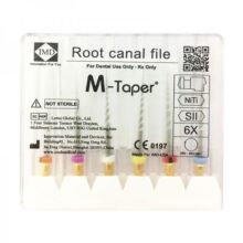 فایل روتاری پروتیپر 6 عددی IMD ، فایل روتاری IMD مدل M-Taper سایز DX بسته 6 عددی ، فایل روتاری IMD MTaper ، خرید و قیمت فایل روتاری IMD M TAPER