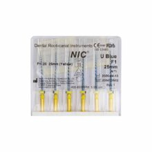 فایل روتاری NIC U Blue Rotary File - فایل روتاری U Blue شش عددی - فایل روتاری U Blue برند NIC - تجهیزات دندانپزشکی تهران دنت - دندانت