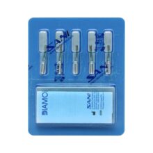 فرز الماسی مدل استوانه ای ته صاف توربین 5 عددی - خرید و قیمت اندودانتیکس - Dental Diamond Burs Flat End Cylinder 835 - تجهیزات دندانپزشکی