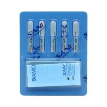 فرز الماسی مدل استوانه ای ته صاف توربین 5 عددی - خرید و قیمت اندودانتیکس - Dental Diamond Burs Flat End Cylinder 835 - تجهیزات دندانپزشکی