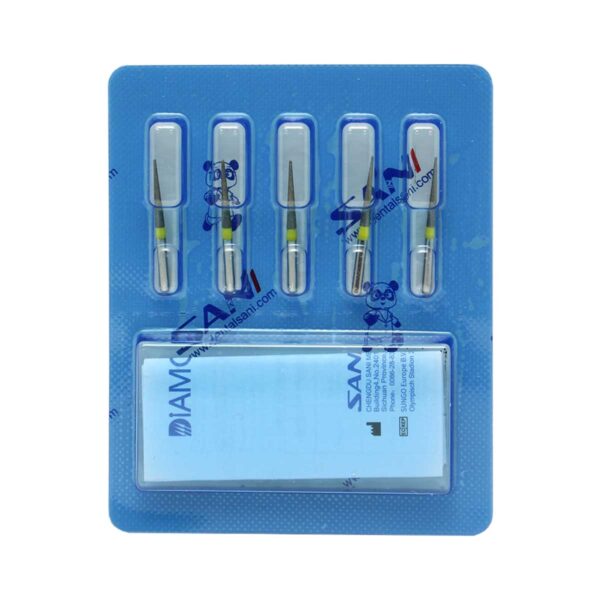 فرز الماسی مدل سوزنی توربین 5 عددی Sani ?- فرز مخصوص توربین -Needle 859-دندانت