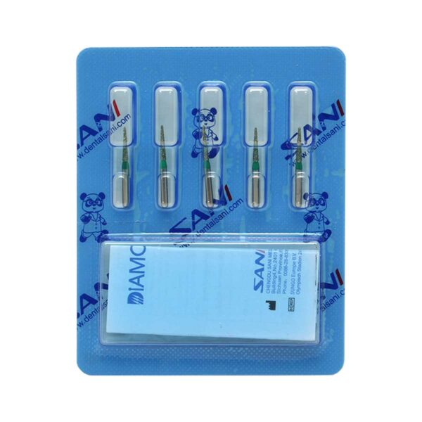 فرز الماسی مدل سوزنی توربین 5 عددی Sani ?- فرز مخصوص توربین -Needle 858-دندانت