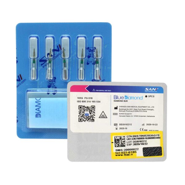 فرز الماسی مدل سوزنی توربین 5 عددی Sani ?- فرز مخصوص توربین -Needle 858-دندانت
