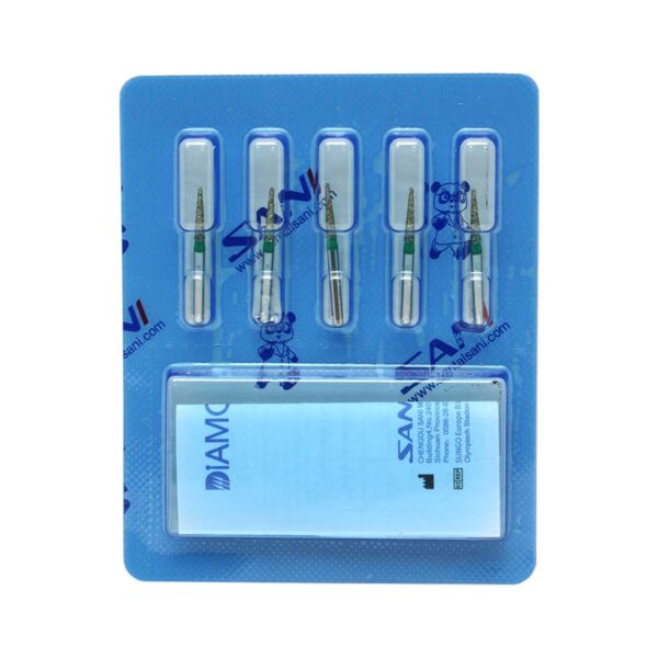 فرز الماسی مدل سوزنی توربین 5 عددی Sani ?- فرز مخصوص توربین -Needle 858-دندانت