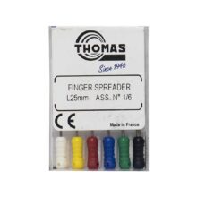 فینگر اسپریدر طول 25 برند Thomas - فایل دستی فینگر اسپریدر طول 25 توماس - تجهیزات دندانپزشکی تهران دنت - ابزار مطب - خرید فینگر اسپریدر Thomas