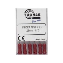 فینگر اسپریدر طول 25 برند Thomas - فایل دستی فینگر اسپریدر طول 25 توماس - تجهیزات دندانپزشکی تهران دنت - ابزار مطب - خرید فینگر اسپریدر Thomas