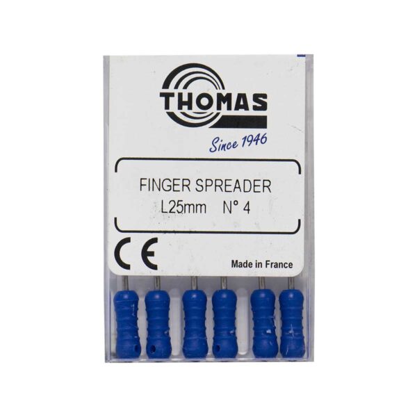 فینگر اسپریدر طول 25 برند Thomas - فایل دستی فینگر اسپریدر طول 25 توماس - تجهیزات دندانپزشکی تهران دنت - ابزار مطب - خرید فینگر اسپریدر Thomas