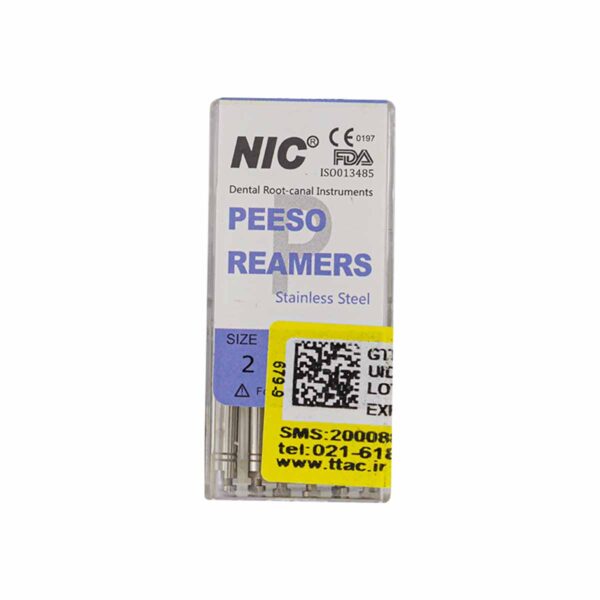 پیزوریمر طول 32 برند NIC ، پیزو ریمر ان آی سی NIC ، قیمت مشخصات خرید گیتس دریل و پیزو ریمر ، پیزو ریمر (Peeso Reamer) NIC ، تهران دنت -دندانت