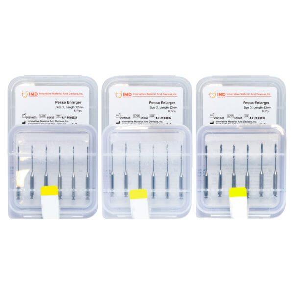 پیزوریمر طول 32 برند IMD ، خرید و قیمت پیزوریمر طول 32 IMD ، گیتس و پیزو ، Pesso Enlargers پیزو ریمر IMD ، تجهیزات دندانپزشکی تهران دنت