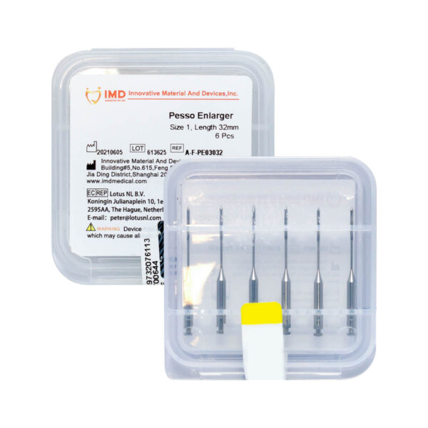 پیزوریمر طول 32 برند IMD ، خرید و قیمت پیزوریمر طول 32 IMD ، گیتس و پیزو ، Pesso Enlargers پیزو ریمر IMD ، تجهیزات دندانپزشکی تهران دنت