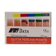 کن گوتا پرکا 2٪ Data - خرید کن گوتا پرکا Data Gutta Percha Points - کن گوتا پرکا برند دیتا - کن گوتا پرکا Data - تهران دنت - دندانت - دندال