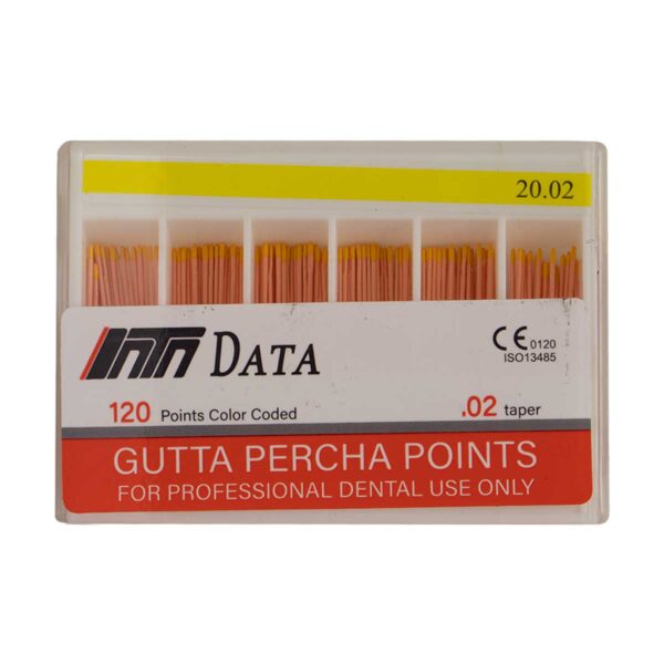 کن گوتا پرکا 2٪ Data - خرید کن گوتا پرکا Data Gutta Percha Points - کن گوتا پرکا برند دیتا - کن گوتا پرکا Data - تهران دنت - دندانت - دندال