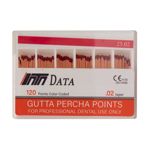 کن گوتا پرکا 2٪ Data - خرید کن گوتا پرکا Data Gutta Percha Points - کن گوتا پرکا برند دیتا - کن گوتا پرکا Data - تهران دنت - دندانت - دندال