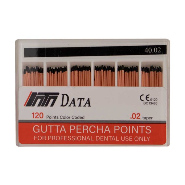 کن گوتا پرکا 2٪ Data - خرید کن گوتا پرکا Data Gutta Percha Points - کن گوتا پرکا برند دیتا - کن گوتا پرکا Data - تهران دنت - دندانت - دندال