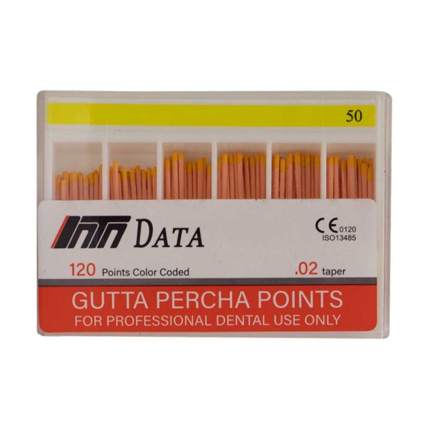 کن گوتا پرکا 2٪ Data - خرید کن گوتا پرکا Data Gutta Percha Points - کن گوتا پرکا برند دیتا - کن گوتا پرکا Data - تهران دنت - دندانت - دندال