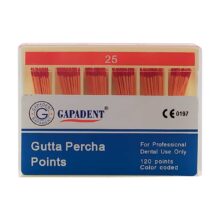 کن گوتا پرکا Gapa Dent  - محصولات زیرگروه گوتا پرکا و کن کاغذی - کن گوتا پرکا Gutta Percha Points برند Gapadent - خرید و قیمت کن گوتا پرکا