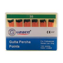 کن گوتا پرکا Gapa Dent  - محصولات زیرگروه گوتا پرکا و کن کاغذی - کن گوتا پرکا Gutta Percha Points برند Gapadent - خرید و قیمت کن گوتا پرکا