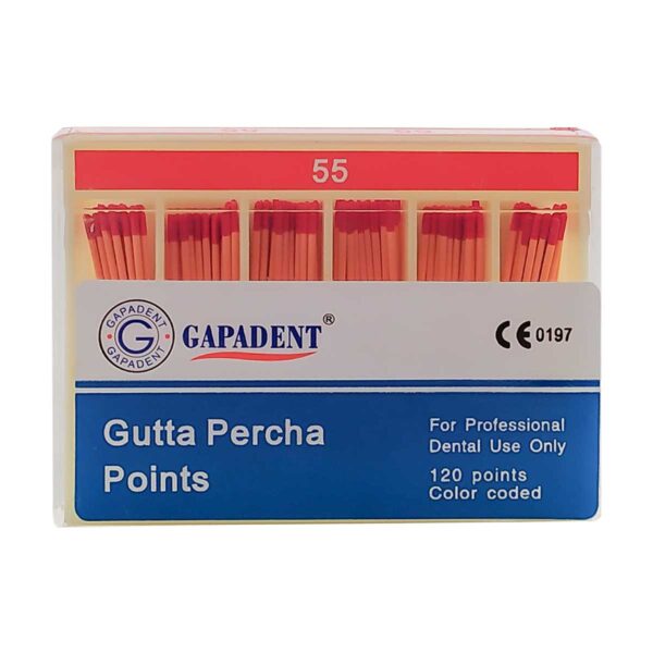کن گوتا پرکا Gapa Dent  - محصولات زیرگروه گوتا پرکا و کن کاغذی - کن گوتا پرکا Gutta Percha Points برند Gapadent - خرید و قیمت کن گوتا پرکا