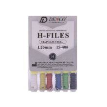 خرید H فایل طول 25 Denco - خرید و قیمت H فایل - فروش انواع H فایل دندانپزشکی - خرید انواع فایل دستی - خرید تجهیزات دندانپزشکی تهران دنت
