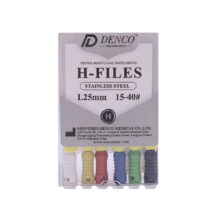 خرید H فایل طول 25 Denco - خرید و قیمت H فایل - فروش انواع H فایل دندانپزشکی - خرید انواع فایل دستی - خرید تجهیزات دندانپزشکی تهران دنت